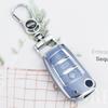 New Soft TPU Car Flip Key Case Cover Shell Fob for A1 A3 A6 A6L Q2 Q3 Q7 TTS R8 S6 RS3 Protector Keychain Auto Accessories