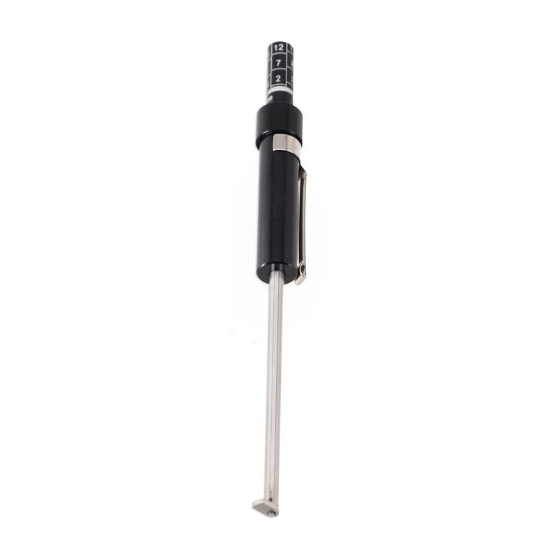 Vehicle Brake Pad Measuring Tool for Accurate Thickness Measurement of Brake Pads Featuring for slim Probe and Calibration Mark