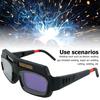 Welder Glasses with 2 Sensors Clear View Wide Application TRUE Color Solar Powered