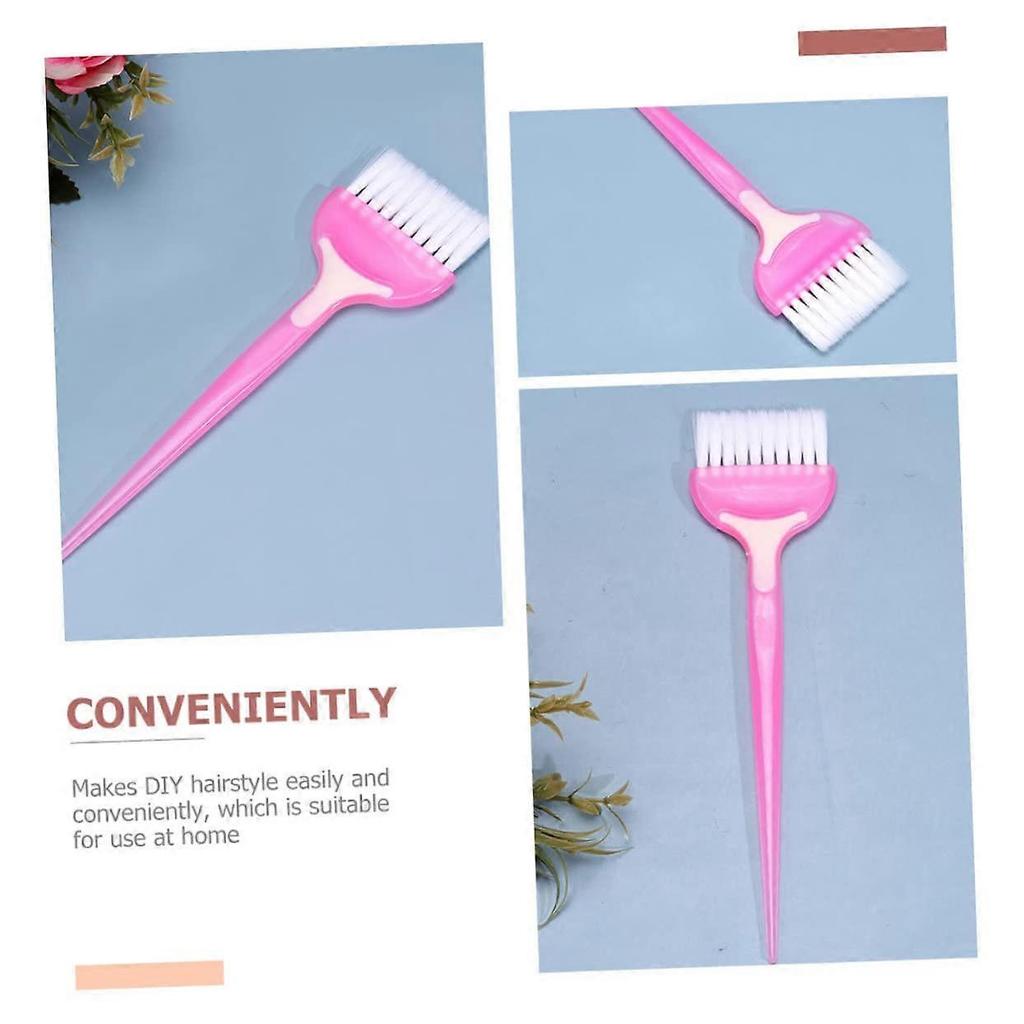 5pcs Hair Dye Brush Set with Soft Bristles and Comb for Precise Color Application Salon and Home Use