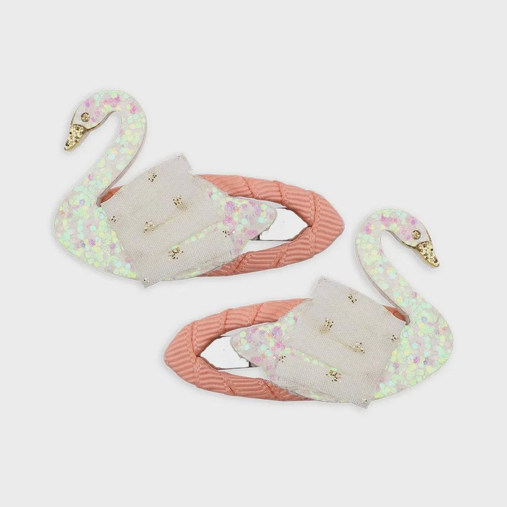 Модные шпильки: Клипы с мультяшными животными, дизайны единорогов и птиц для детей