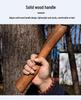 Hand-Forged Long-Handled Camping Axe for Wood Splitting and Firewood Cutting