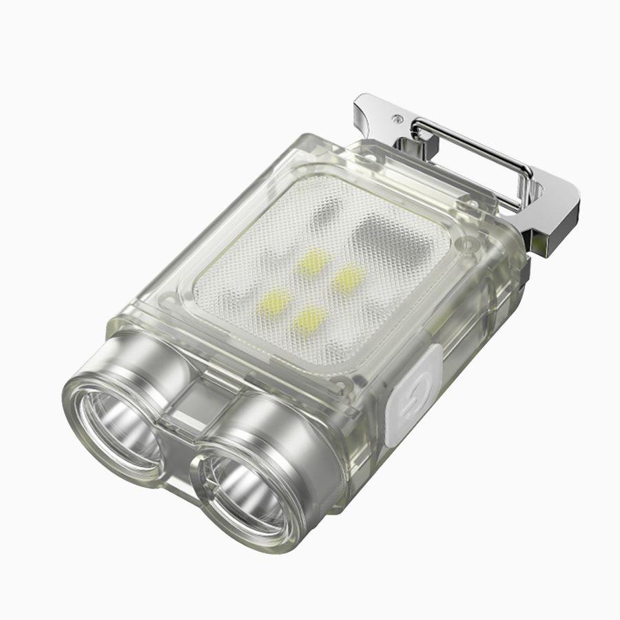 Портативный 2*Светодиод+COB Боковые Огни Мини Рабочий Фонарь 6 Режимов Type-C USB Перезаряжаемый Фонарик Фонарь-брелок Кемпинговая Лампа Фонарь