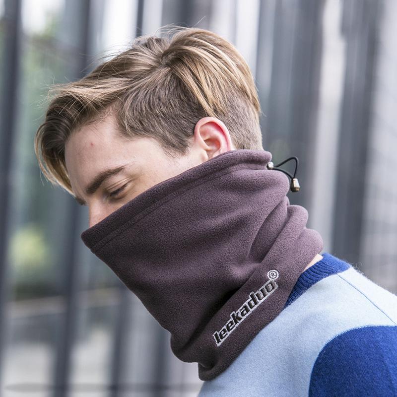 Зимняя мужская флисовая шапка три-в-одном, для катания на открытом воздухе, тонкая шапка для защиты рта, ветрозащитный и теплый чехол, холодная шапка.