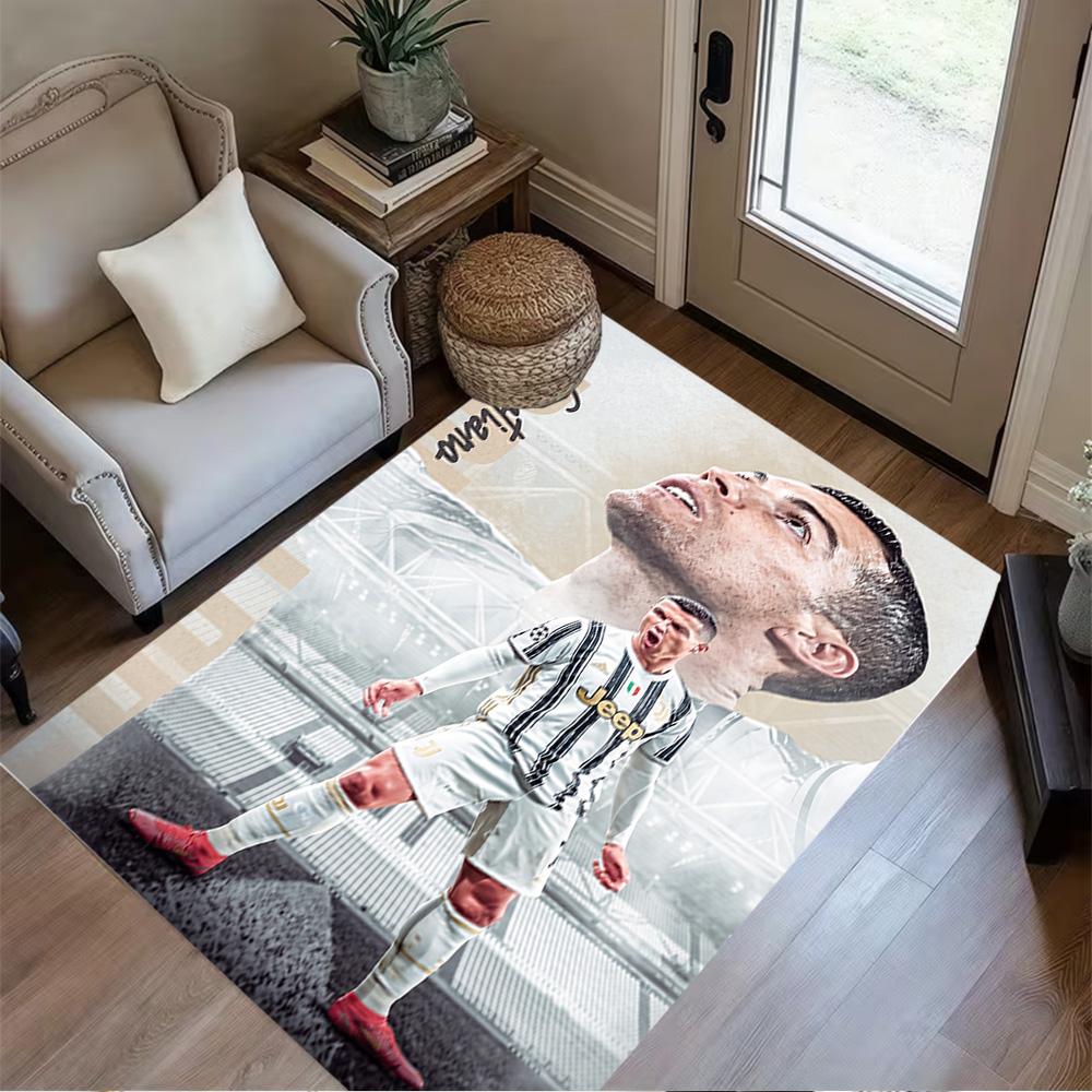 Cr7 Trophy Celebration Floor Mat Perfect for Kitchen Decorate room Hallway Entryway Antislip Carpet Anime Office Decor Wedding Party Gift