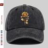 Шт. шт. для мужчин Женщин Регулируемая Snapback Тракер Кепка Золото Роза Принт Бейсболка Винтаж Стирка Легкая Suitab