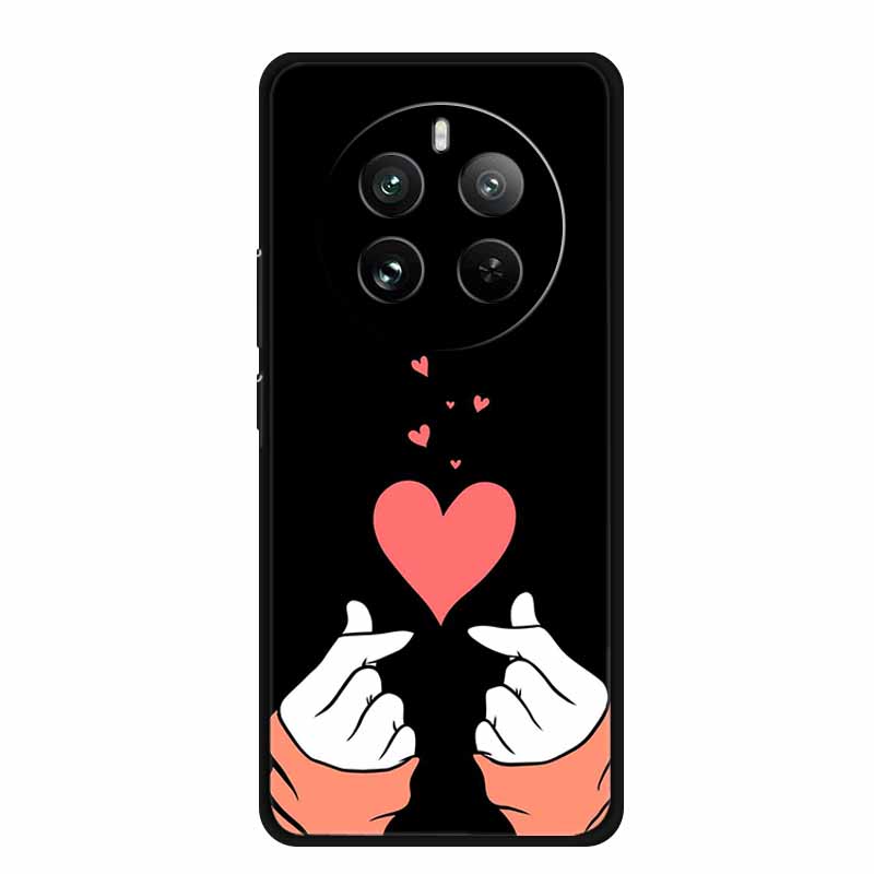 Чехол для Realme 12 4G 6.67" Роскошный Мягкий Силиконовый TPU Чехлы для Телефона Задняя Крышка для Realme12 4G Ударопрочный Милый Красивый Бампер Чехол