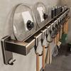 Double Pole Kitchen Organizer Hook Wall Mounted Spatula Storage Rack  Tool Organization