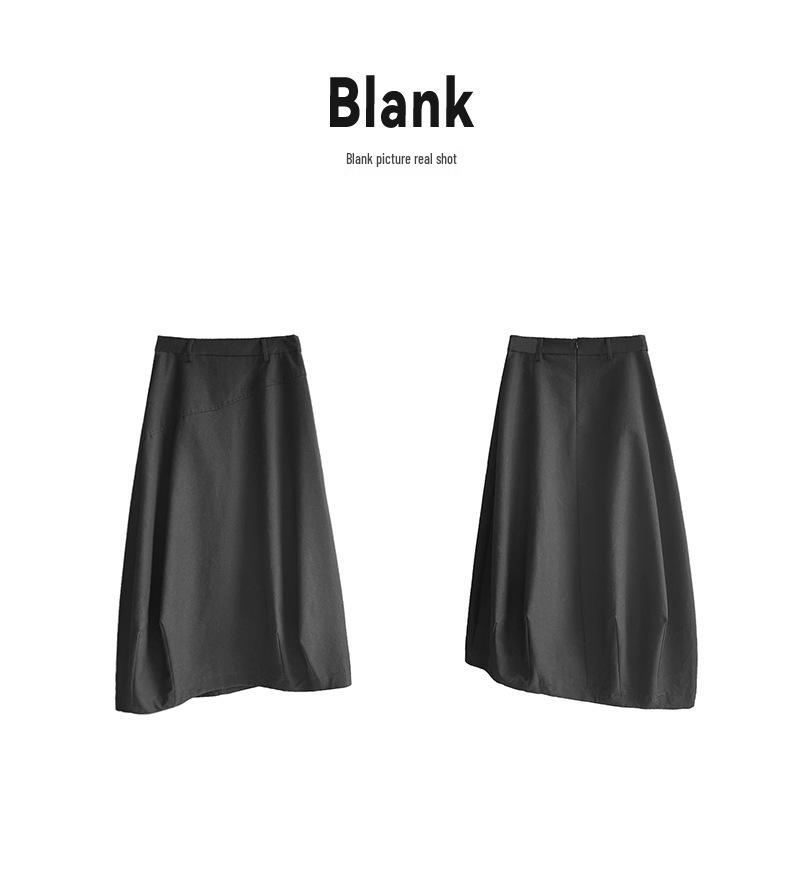 Orange Zhi Korean Style High Waist Floral Puffy Skirt 3015