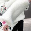 Sweater for Women Autumn Winter Thickened Pullover Warm Knitted Stretchy Long Sleeve Oversize Jumper Tops