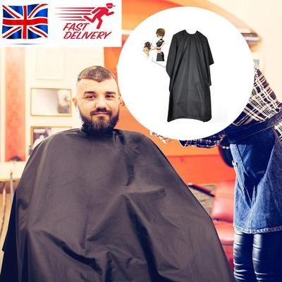 Черная профессиональная парикмахерская накидка салонный парикмахерский фартук водонепроницаемая стрижечная накидка защита одежды оберточная ткань прочная приятная для кожи