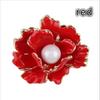 1 шт. Роскошная брошь «Пион» Элегантные аксессуары для вечеринки Броши для женщин Высококачественный сплав с золотым покрытием Этнический китайский стиль