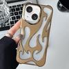 Flame Hollow Cooling Electroplated TPU Phone Case, Heat Dissipation Cover For iPhone18 Pro / 17 Pro