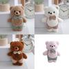 Plush Bear Keychain Plush Toy With Pp Cotton Filling For Girls And Kids
