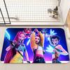 Kpop Demon Anmie H-Hunters Floor Mat Non-Slip Laundry Room Mat Laundry Decor Balcony Child Living Room Bedside Mats