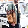 Men's Vintage Printed Nubuck Jacket