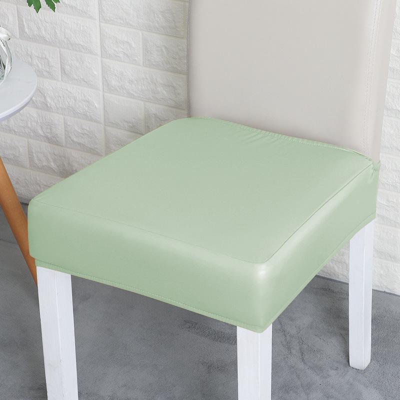 Чехлы для стульев для столовой, водонепроницаемый чехол из искусственной кожи, съемный, моющийся чехол для стула, защитный чехол для сиденья кухонного стула для столовой