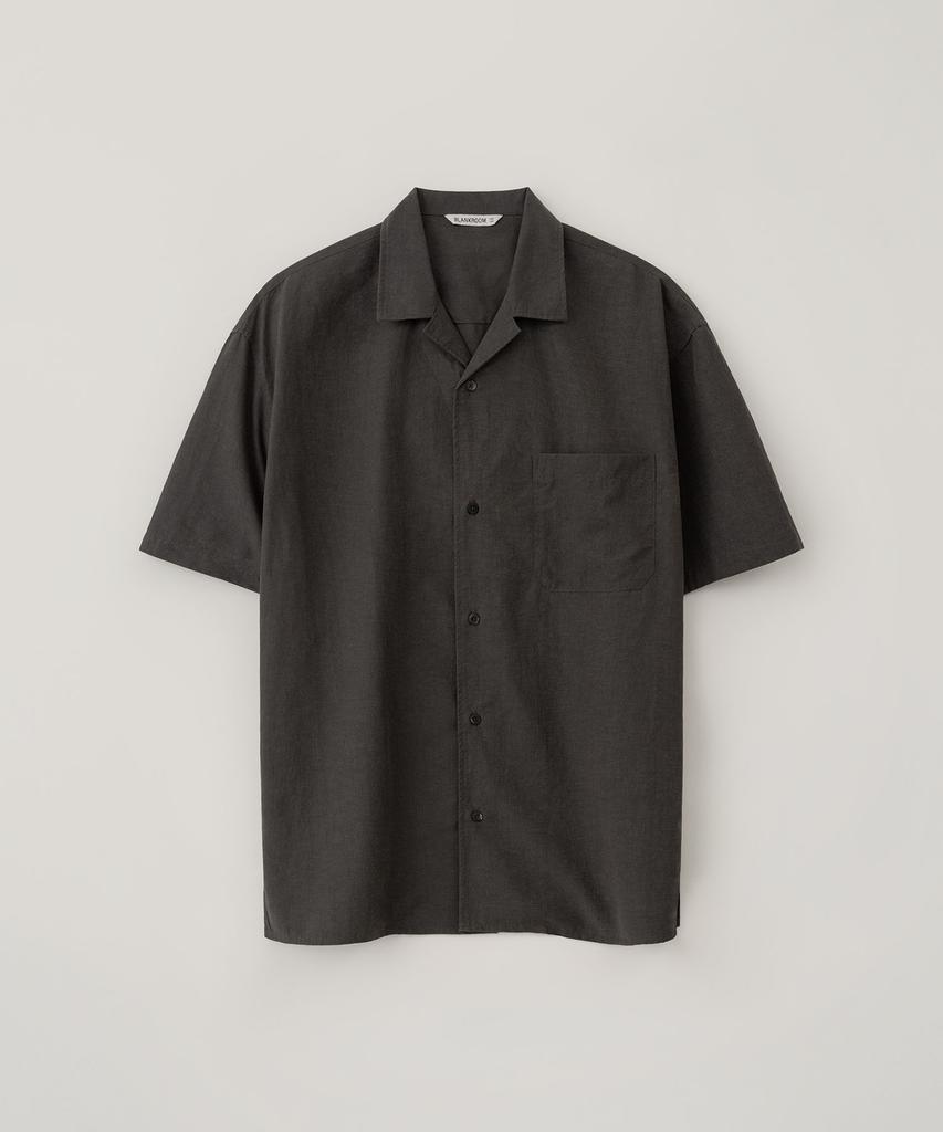 BLANKROOM Lead Half Shirt_Brown