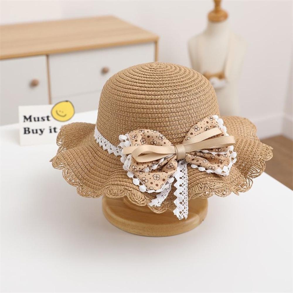 Multiple Colors Girls Sun Hat 2-8 Years Straw Hat Fashion Children Sun Hat Beach