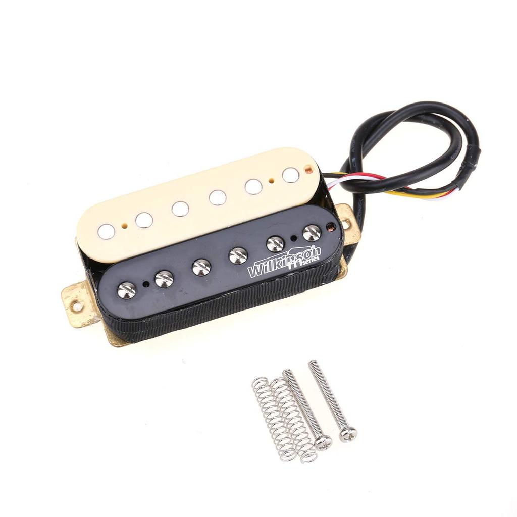 Wilkinson Classic Tone Ceramic Overwound Open Style Humbucker Pickup для электрогитары Zebra of, (Набор 2)