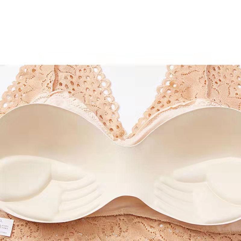 Sexy Lace No Steel Ring Sleep Underwear Female Beauty Back Tube Top Anti-glare Comfortable Breathable Sports Bar Underwear Vest Fitness Top