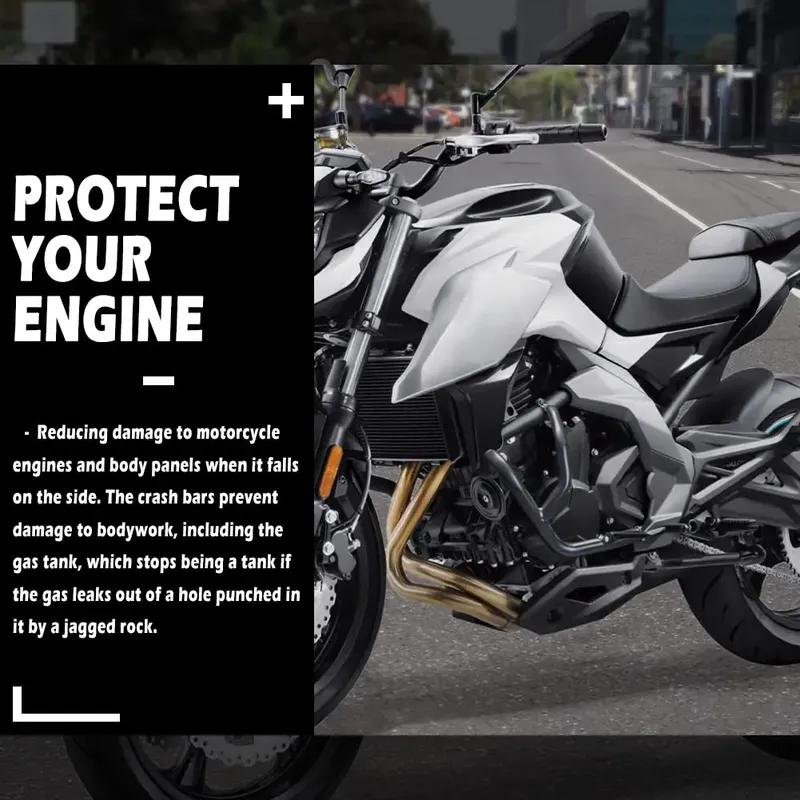 For CFMOTO 400NK 650NK Motorcycle Engine Bumper Frame Guard Crash Bar Protector NK 400 2016-2025 Motorcycles Accessories