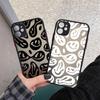 Забавные чехлы для телефонов с триповым смайликом для iphone 11 12 13 Pro Max 7 8 Plus SE2020 X XS MAX XR, жесткий матовый противоударный чехол