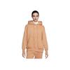 Спортивная одежда Phoenix Fleece Logo Свободная спортивная толстовка Женская толстовка Янтарно-коричневый DQ5860-225