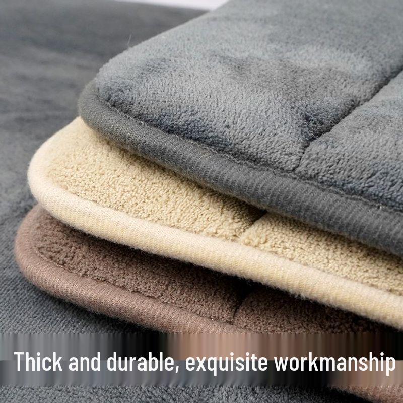 Thick Absorbent Bathroom Mat - Multi-Purpose Floor, Door, and Bedroom Carpet Mat
