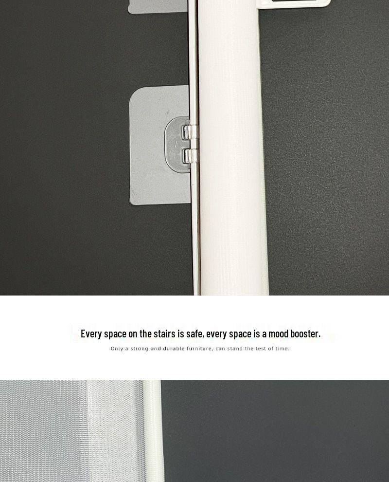 Очень длинные выдвижные ворота для домашних животных - Без сверления, Внутренняя ограда от побега кошек, Сетка для изоляции собак