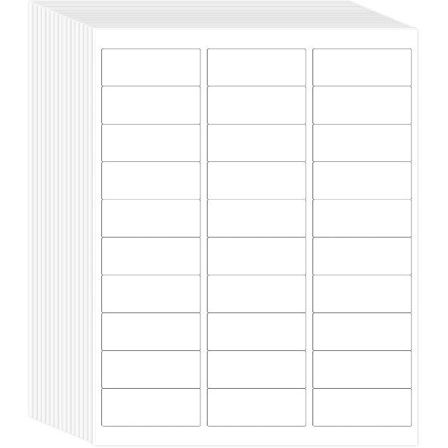 L LIKED Printable Address Labels, 1" x 2-5/8", 900 Labels, 30 per Sheet, Mailing Labels for Envelopes (30 Sheets)