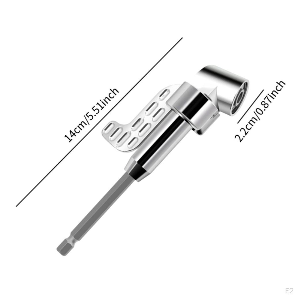 Адаптер для сверла под прямым углом 105 градусов, прочная компактная головка