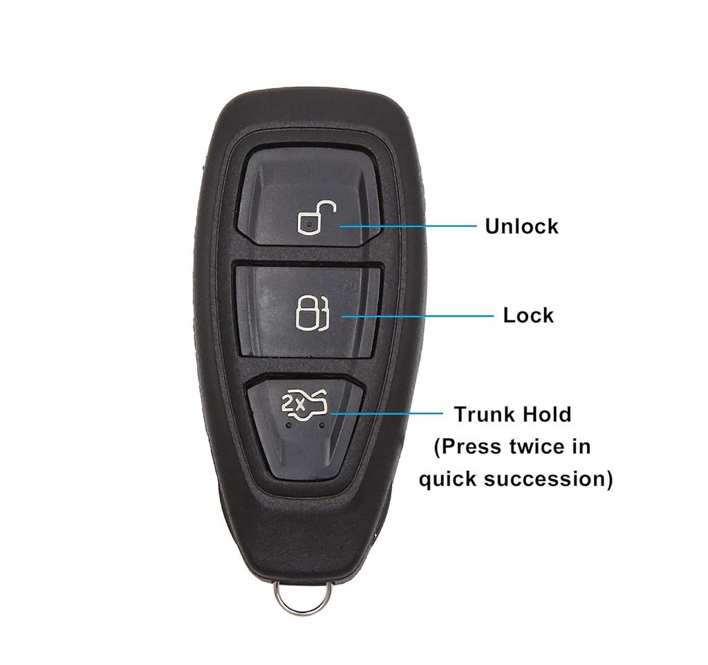 3-кнопочный брелок для пульта дистанционного управления, чехол для замены для Ford Focus 2011-2014 Kuga 2008-2014 Fiesta 2008-2013 Mondeo 2007-2014