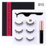 3 Pairs Eye Makeup Magnet Lashes Magnetic False Eyelashes Liqiud Eyeliner Beauty Kit Mink Eyelash