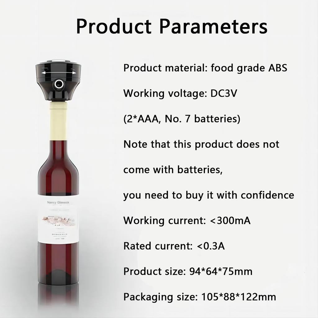 2024 бытовой мини электрический ультразвуковой барботер стеклянная банка бутылка пива для красного вина портативный аэратор для вина
