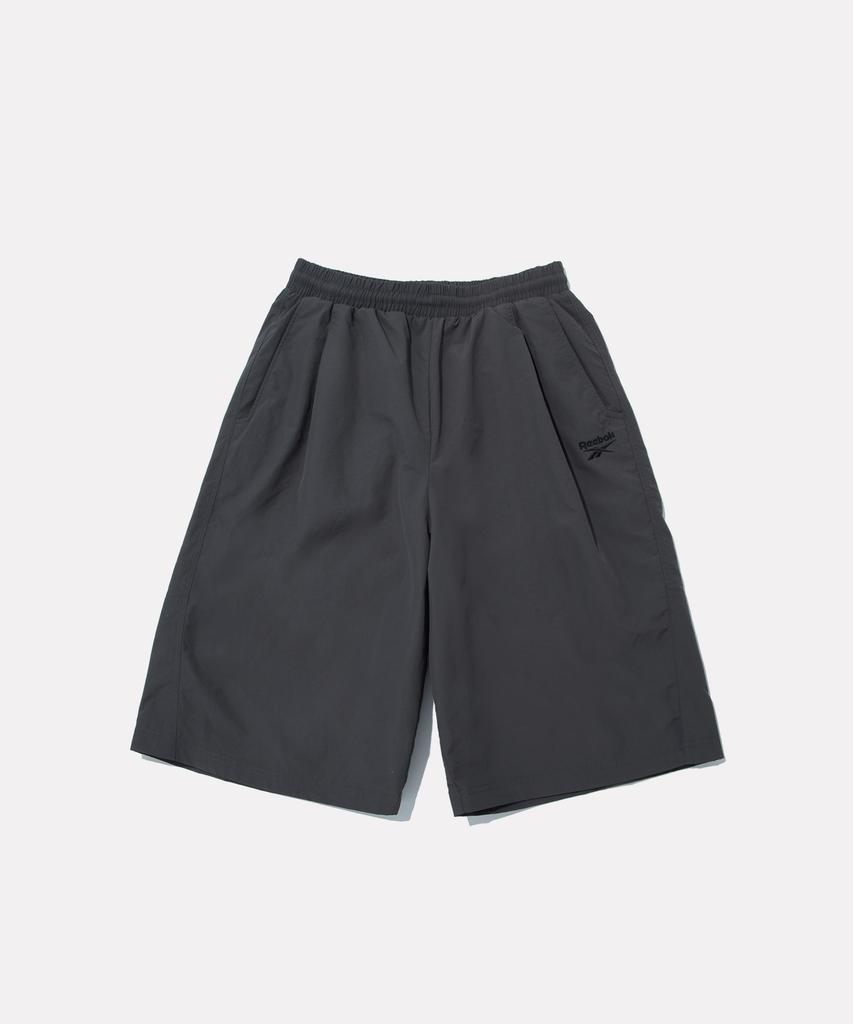 REEBOK Nylon Bermuda Shorts - Charcoal