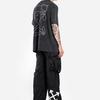 OFF WHITE Свободная футболка с вышивкой абстрактных стрелок OMAA038F191850111001