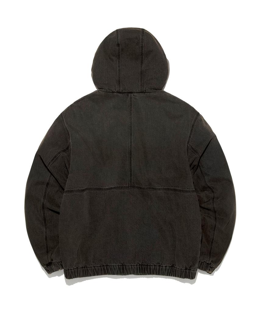 LEE Boa Denim Hooded Jumper Black