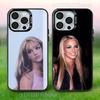 B-Britney SINGER S-Spears Чехол для телефона для iPhone 17,16,15,14,13,12,11,Pro,Max,Plus,E,Air,Mini Черный ТПУ IMD Чехол