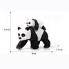 Panda with Cub Models Panda Figurines Zoo Scenes Simulation Wild Animal Early Education Kids Cognition Teaching Toys Realistic