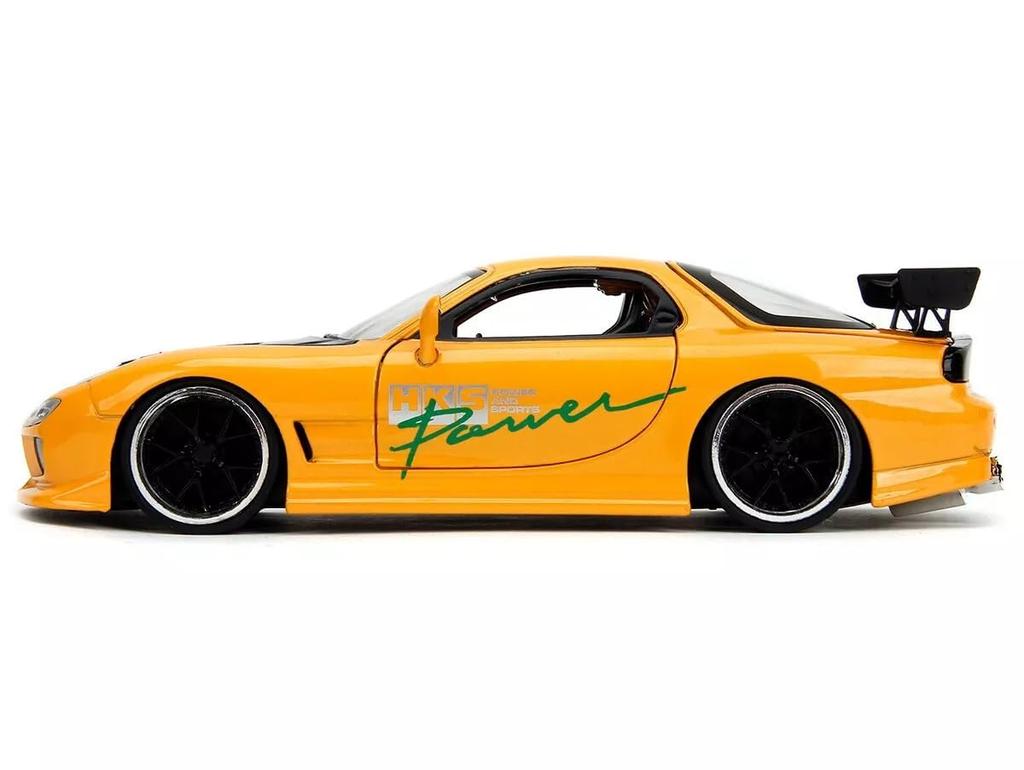 JADA TOYS Mazda FD3S HKS Tuned Yellow HKS Tuned JDM Tuners Mini Car 1/24 RX-7 [Предмет]