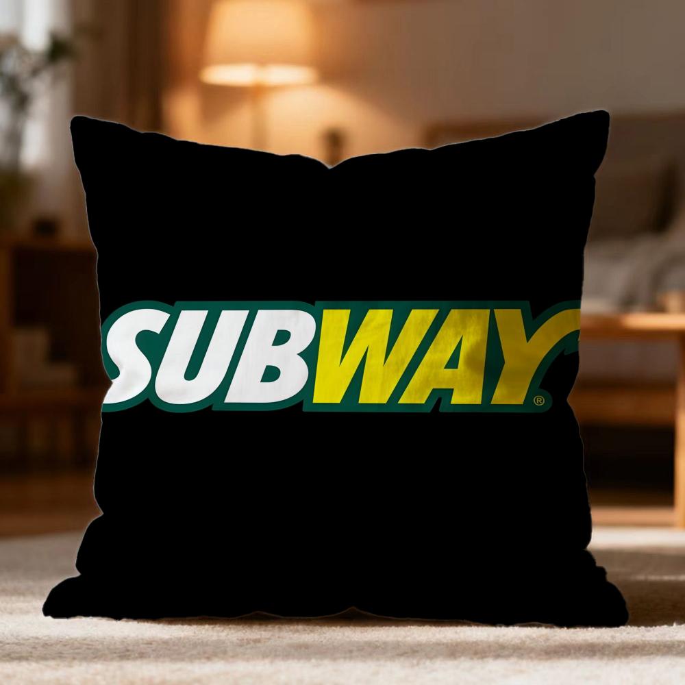 Модная наволочка-подушка S-Ssubwayer Мягкая моющаяся наволочка для подушки Многоцелевая для дивана, кровати, путешествий, офиса