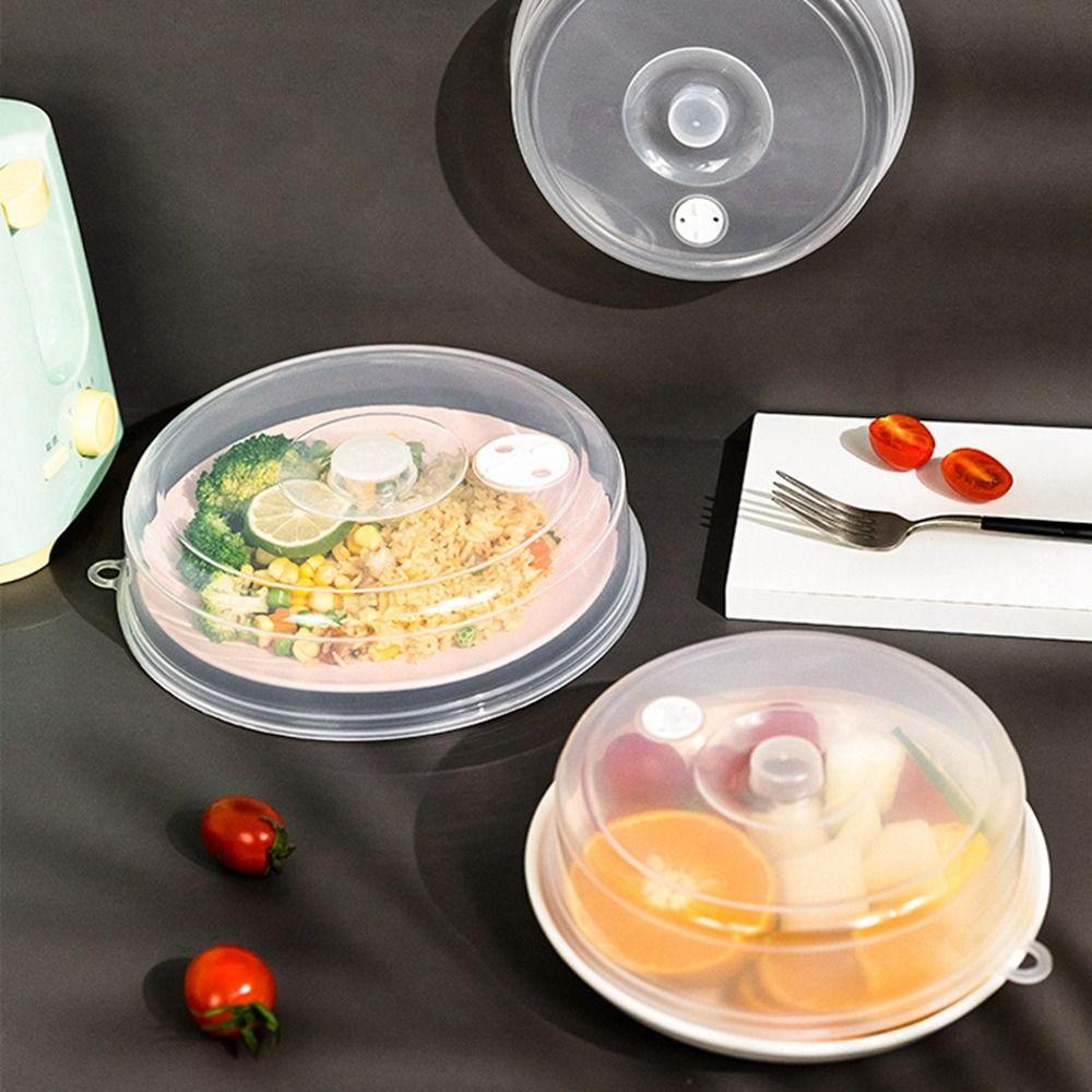with Steam Vents Anti-Splatter Kitchen Accessories Food Dish Fresh Keeping Lid Sealing Cover Lid