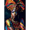 African Queen Abstract Art Canvas Painting Posters and Prints African Woman Portrait Pictures Wall Art Mural for Home Decoration