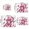 1 шт. Sanrio Hello Kitty Ковер для офиса с принтом русалки Прямоугольный коврик под стол, Идеальный декор для гостиной, спальни, кухни, Нескользящий пол