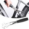 Bike Pedal Wrench Anti-slip Handle Heavy Duty Steel 15/24MM MTB Road Mountain