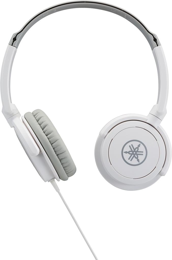 YAMAHA Headphones White Powerful Sound and Rich Tones Comfortable Fit That Reduces Fatigue Even When Used for Long Periods Conversion Stereo Plug