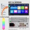 2 Din Car Multimedia Player Audio Stereo Radio 7" HD MP5 Touch Screen Digital Display Bluetooth USB FM Autoradio