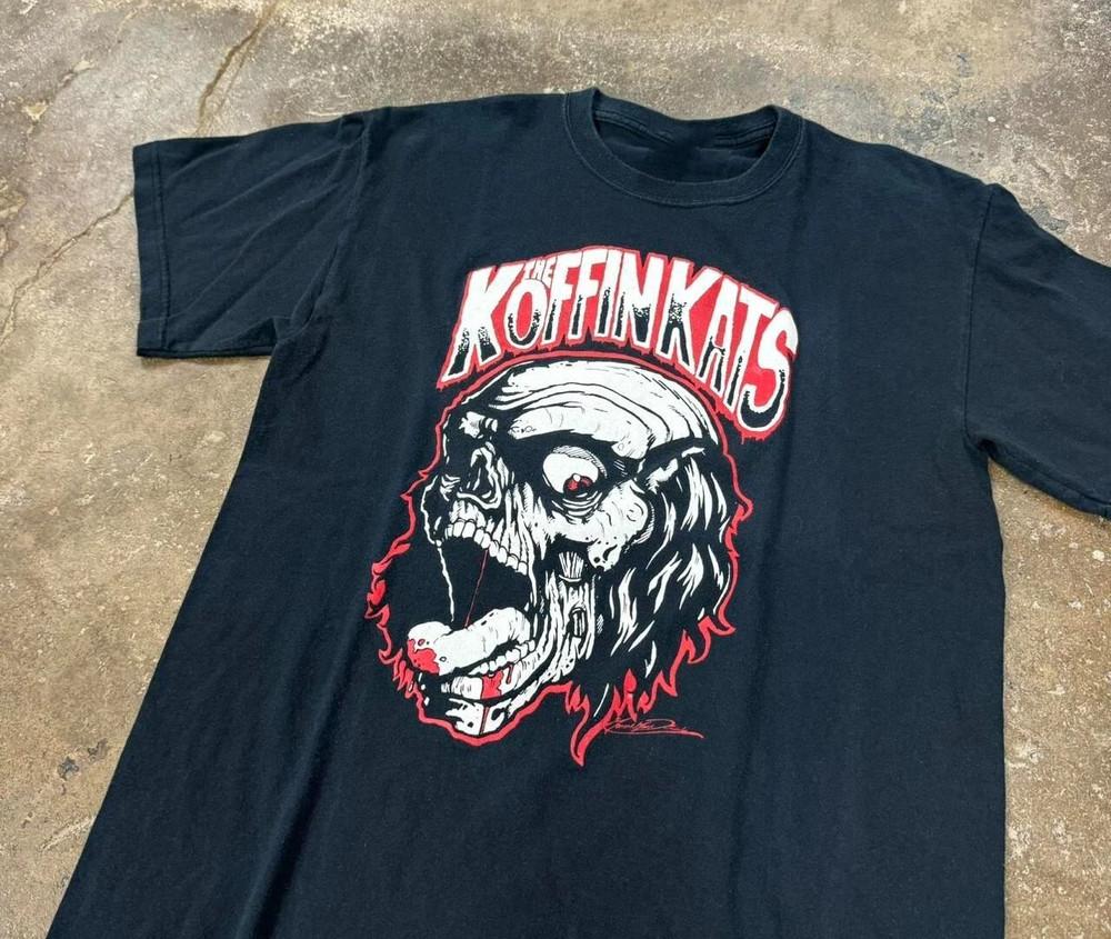 Retro Koffin Kats Band Gift For fans Heavy Cotton Black All Size T Shirt AG816 Unisex T-Shirt