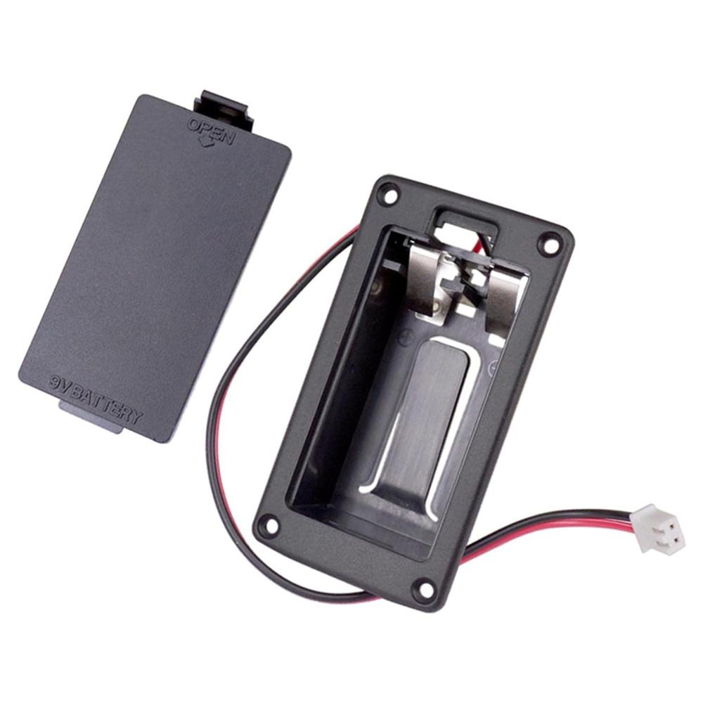 2 шт. 9В Держатель батарейки для звукоснимателя Крышка отсека Коробка-кейс для акустической гитары